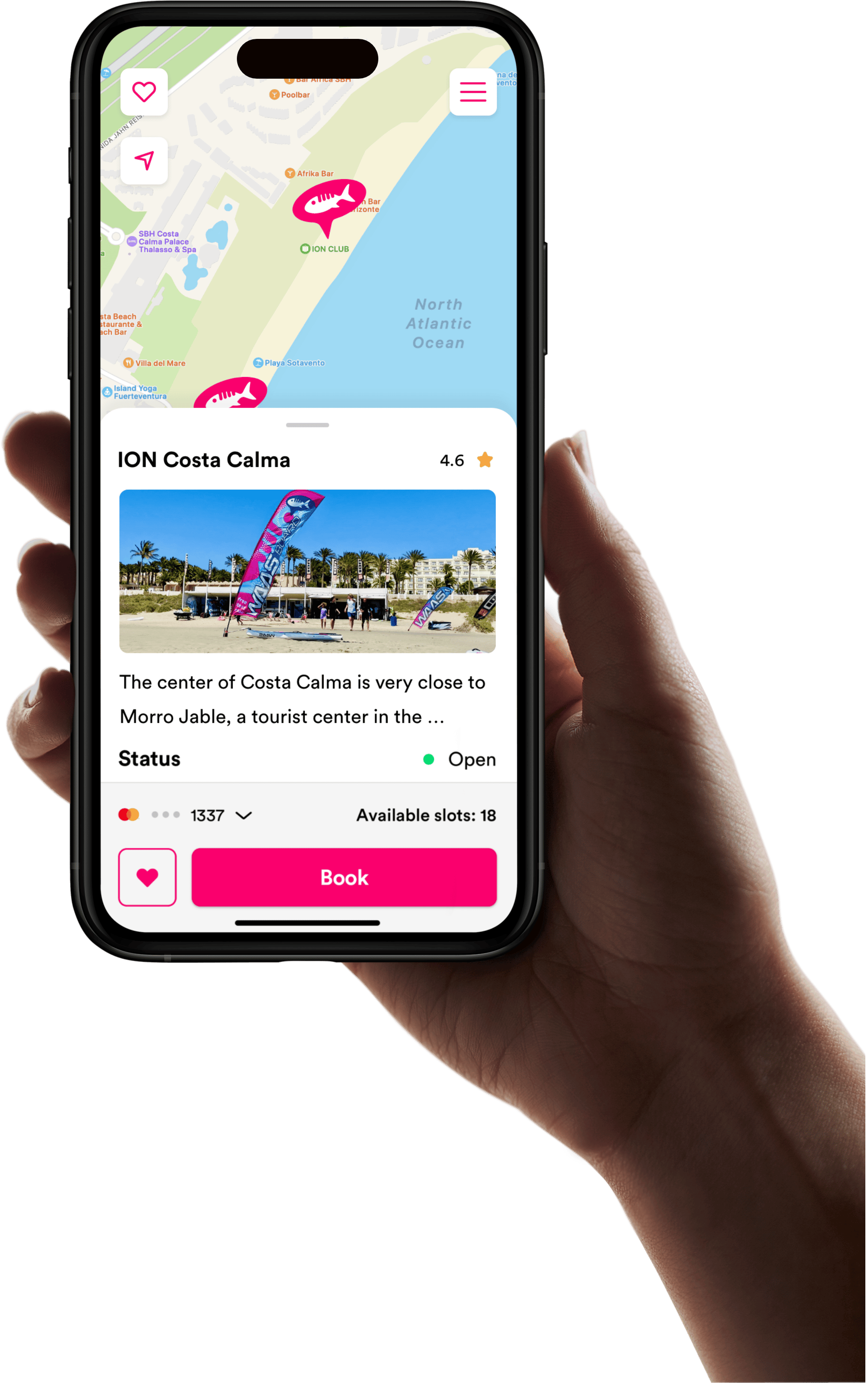 preview mobile app in hand